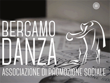 Tablet Screenshot of bergamodanza.it